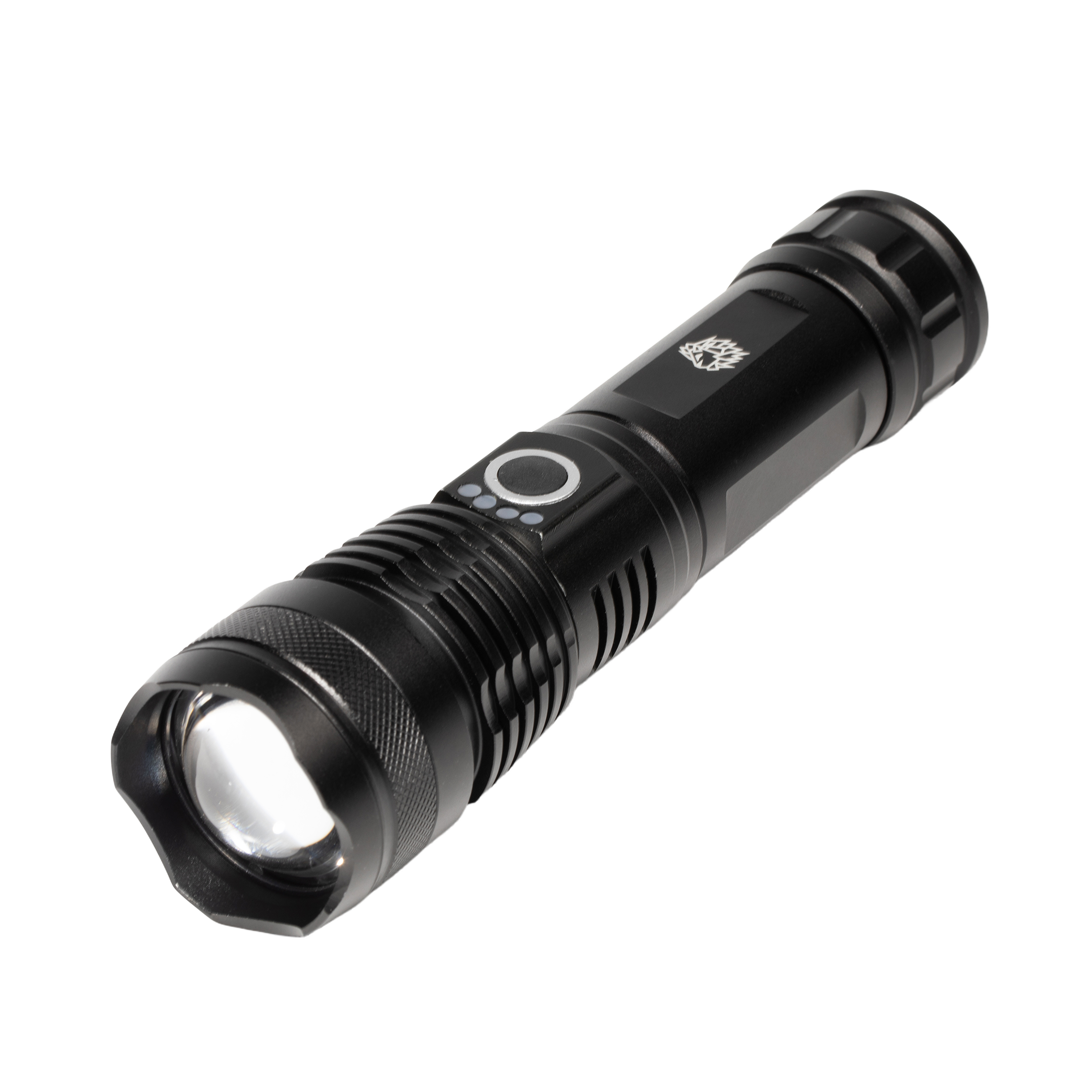 1800 Lumens High-Powered Waterproof Rechargeable Flashlight – Lion Power Optics 1800 Lumens High-Powered Waterproof Rechargeable Flashlight – Lion Power Optics