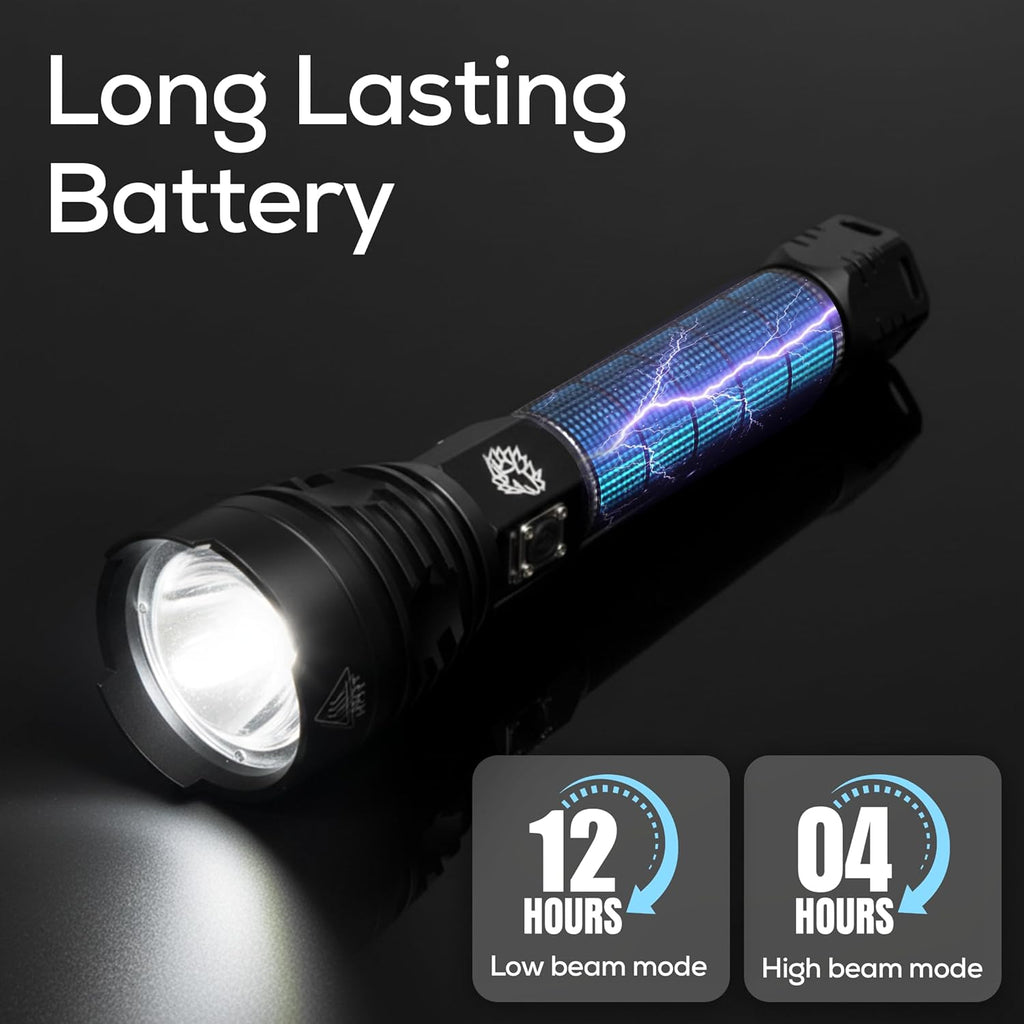 LED 2500 Lumens Long Range Tactical Flashlight