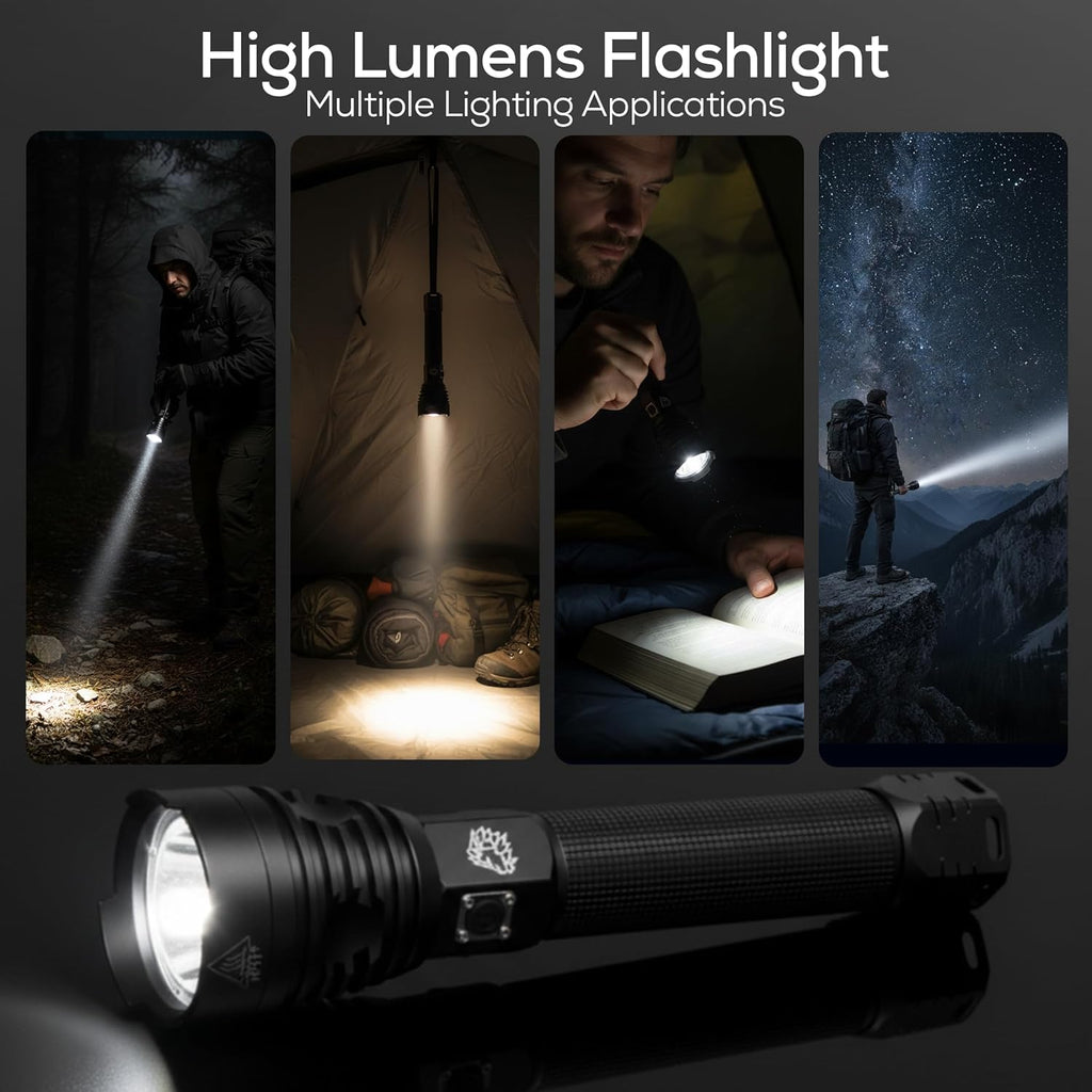 LED 2500 Lumens Long Range Tactical Flashlight